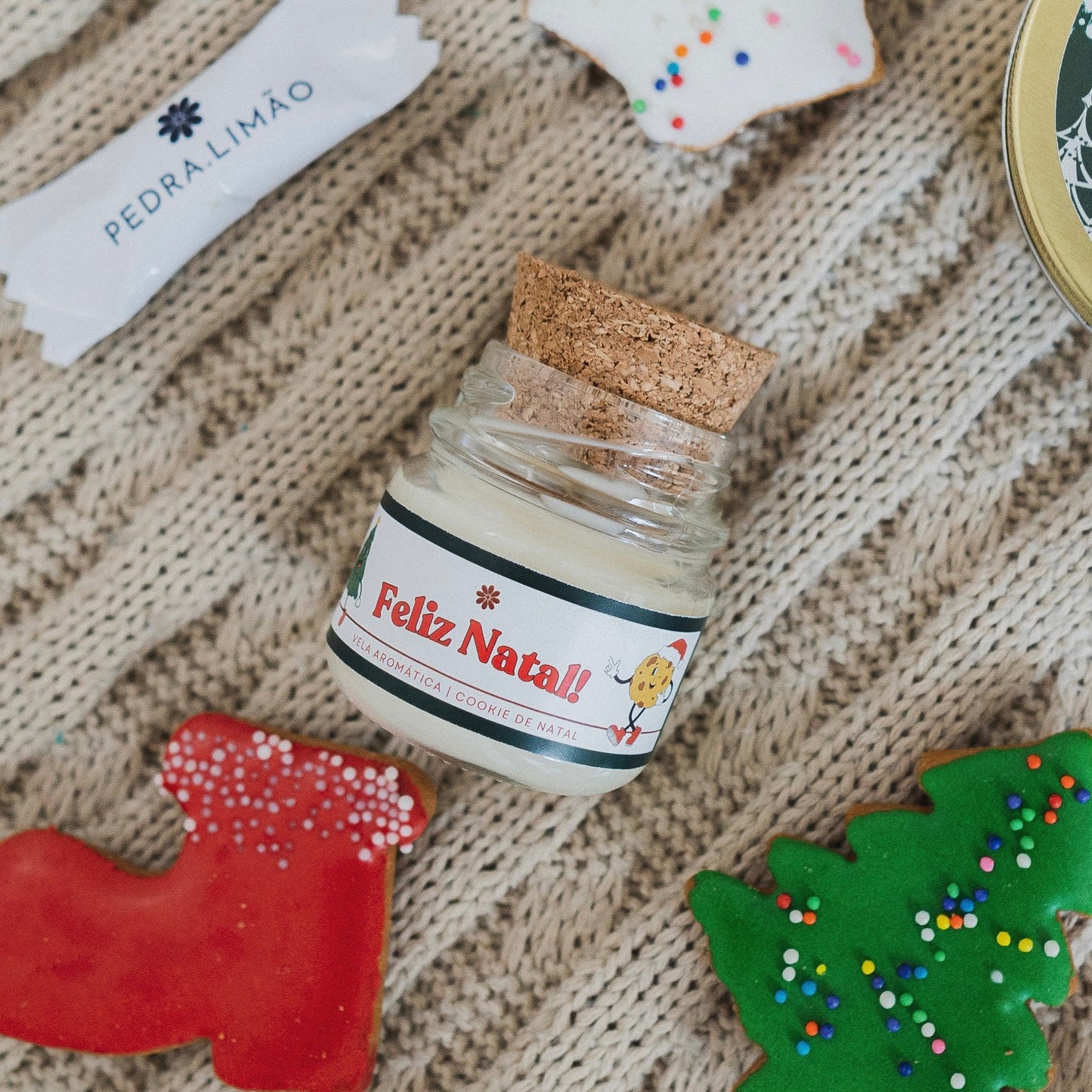 Vela aromática Natal - Cookie de Natal