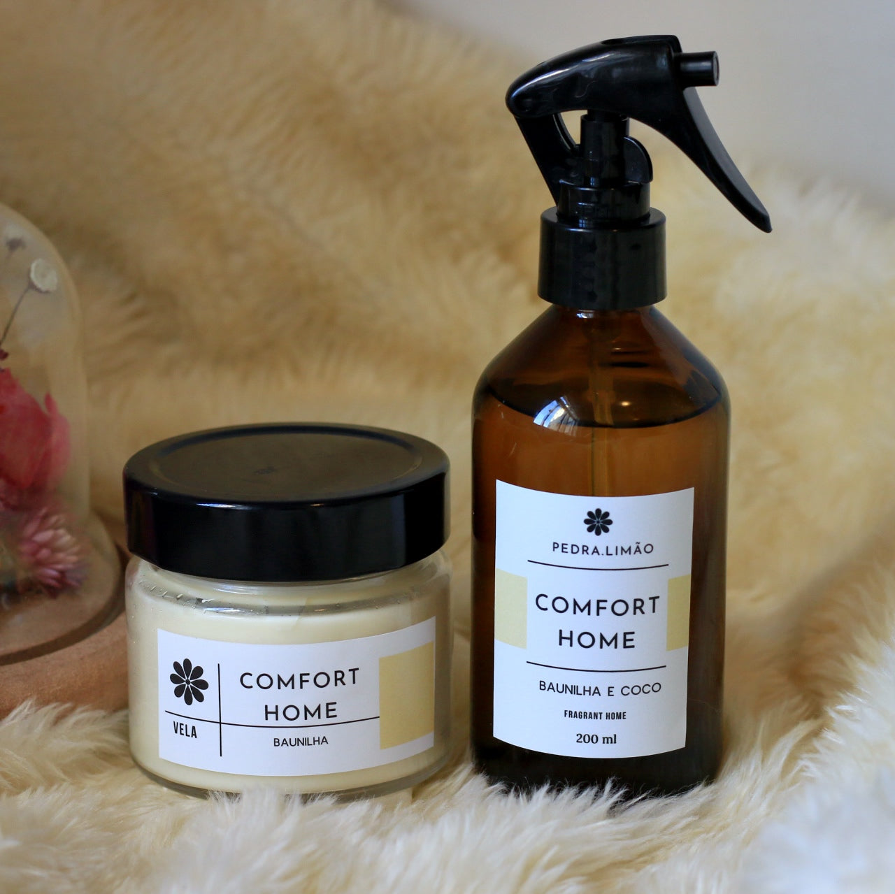 Kit Vela aromática + Home Spray