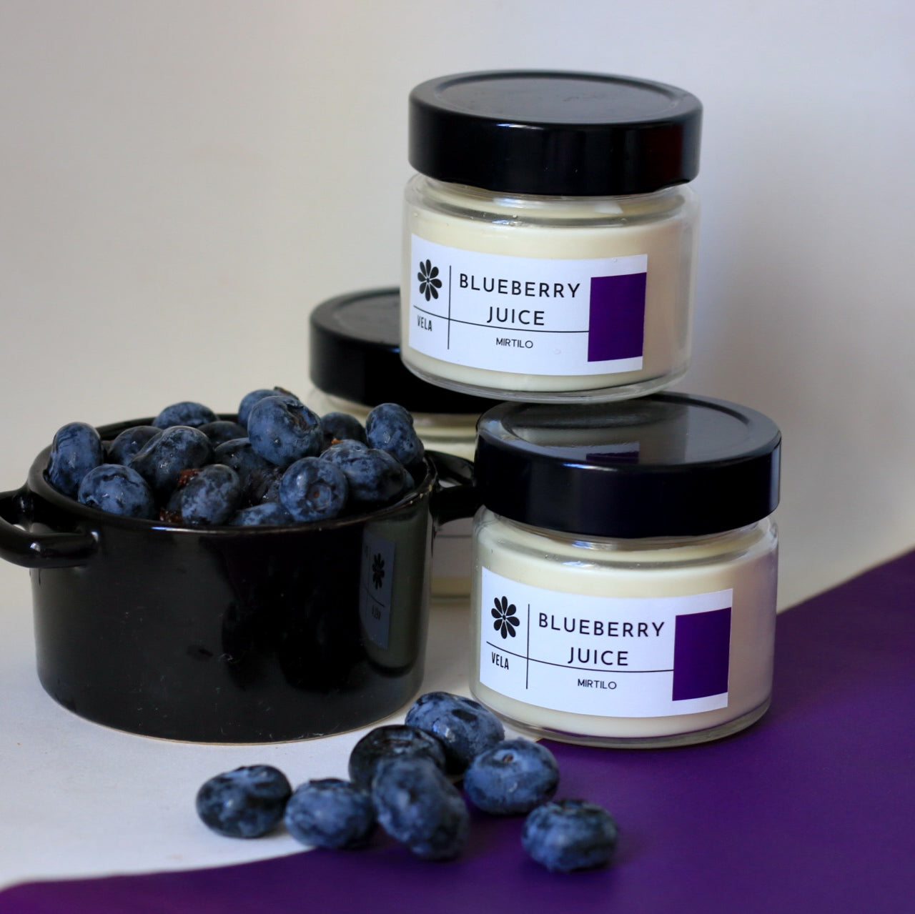 Vela aromática Blueberry Juice - Mirtilo