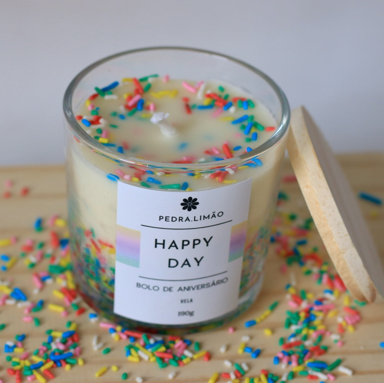 Vela aromática Happy Day - Bolo de Aniversário