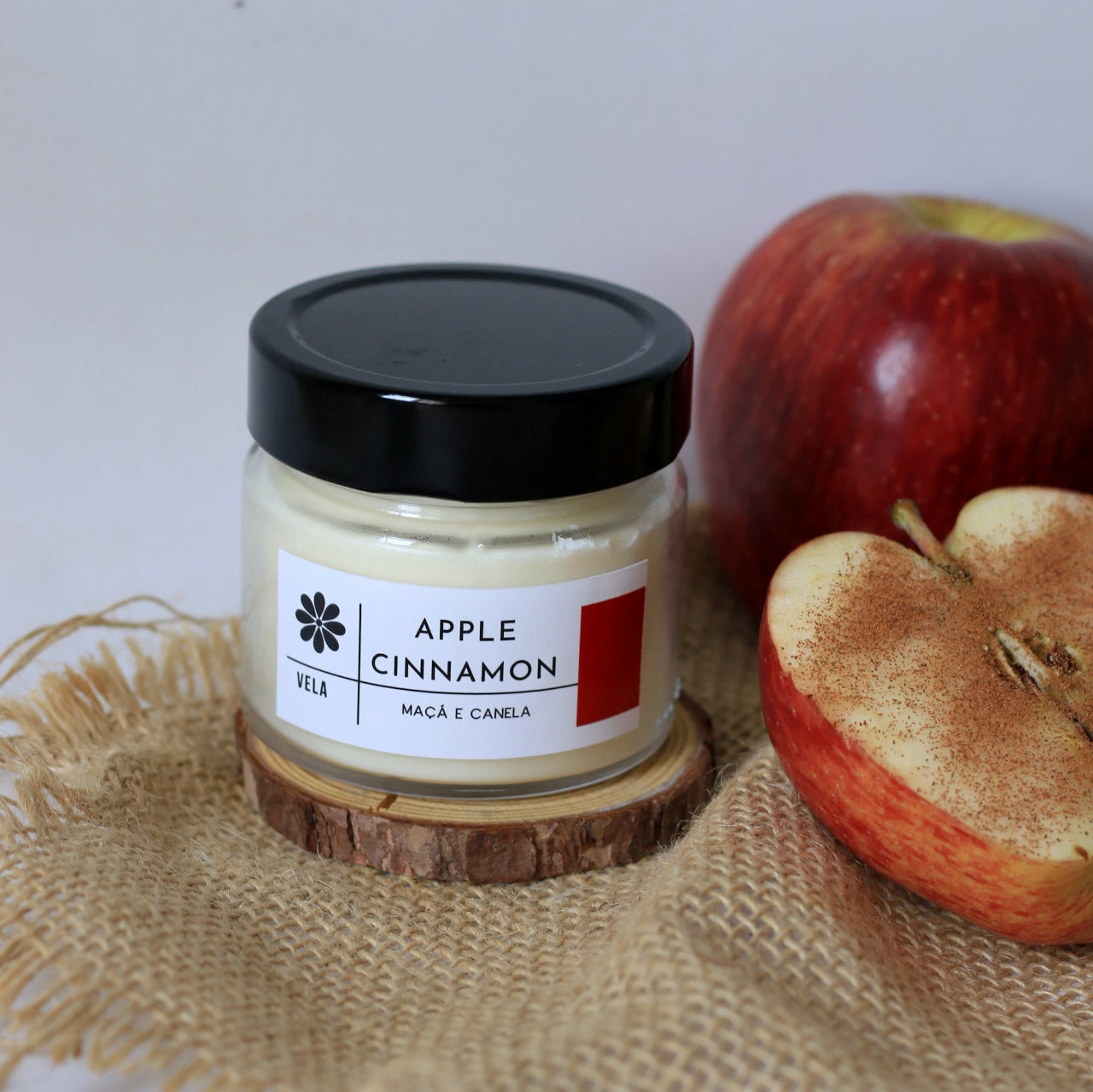 Vela aromática Apple Cinnamon - Maçã e Canela