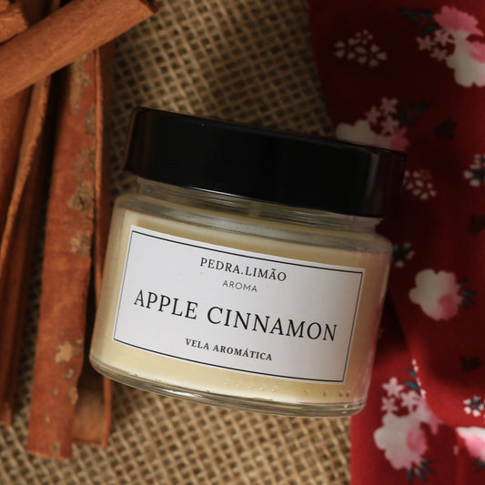 Vela aromática Apple Cinnamon - Maçã e Canela