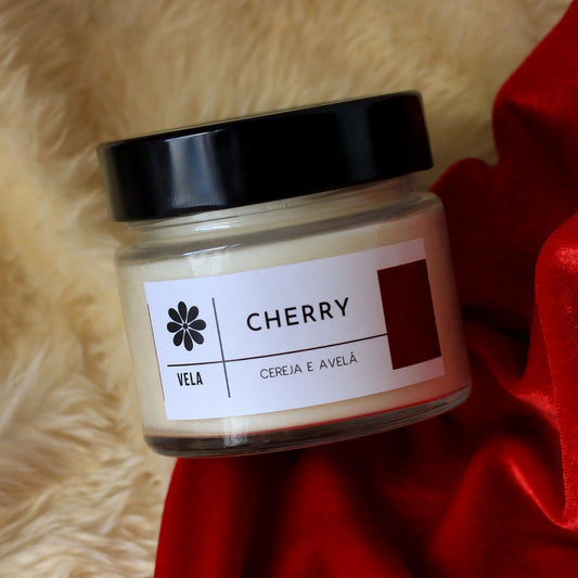 Vela Aromática Cherry - Cereja e Avelã